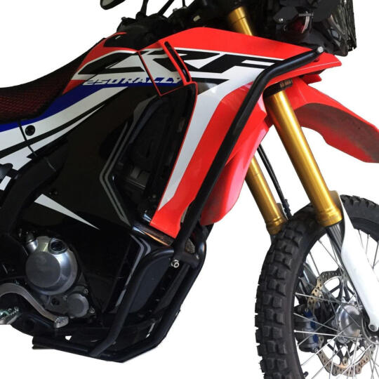 GP Kompozit Honda CRF250 Rally 2017-2020 Uyumlu Motor Koruma Demiri Seti Siyah (1)
