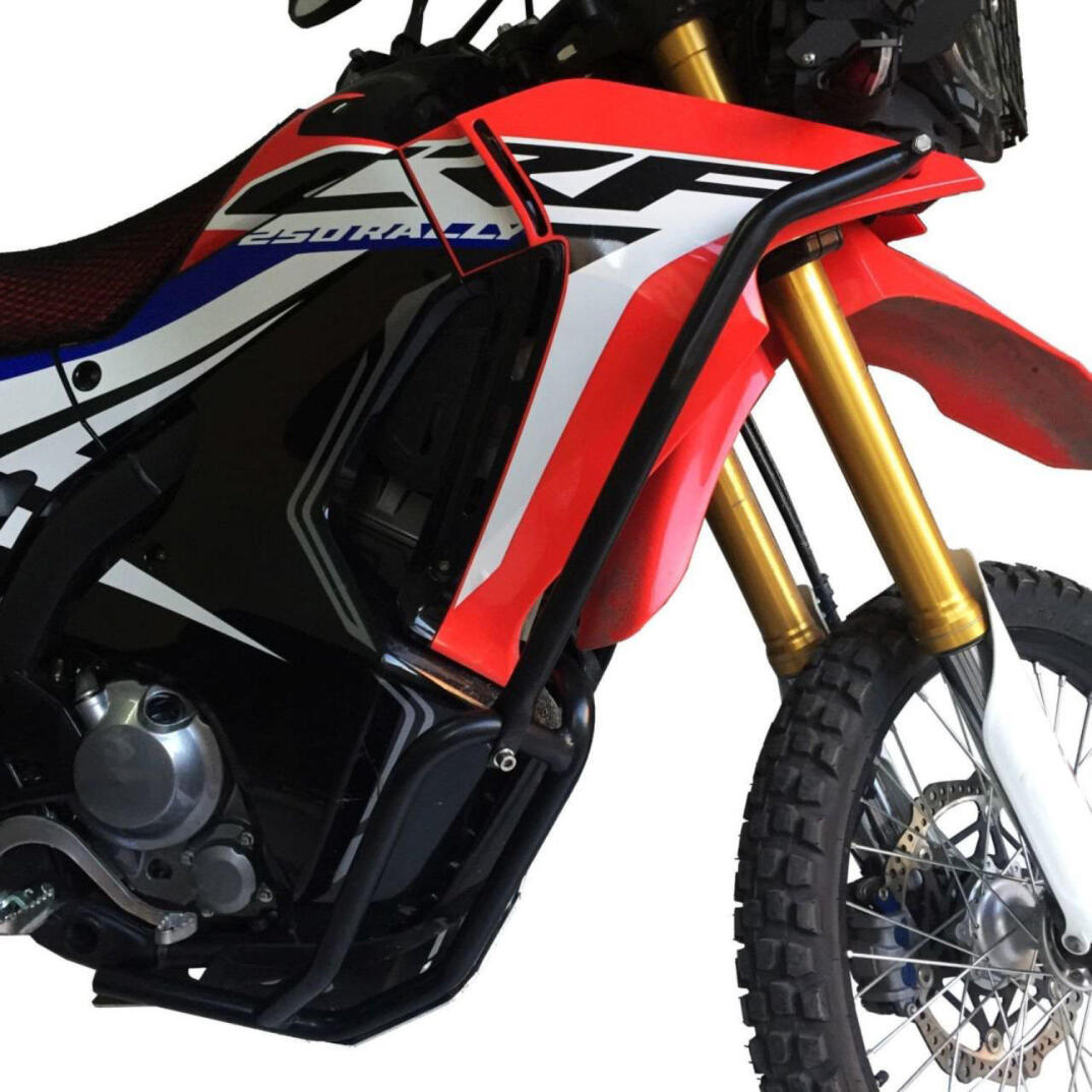 GP Kompozit Honda CRF250 Rally 2017-2020 Uyumlu Motor Koruma Demiri Seti Siyah - 2