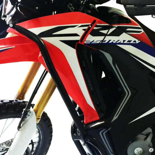 GP Kompozit Honda CRF250 Rally 2017-2020 Uyumlu Motor Koruma Demiri Üst Kısım Siyah (1)