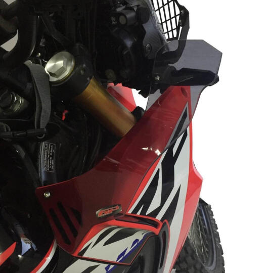 GP Kompozit Honda CRF250 Rally 2017-2020 Uyumlu Sağ Sol Rüzgarlık Şeffaf - 3