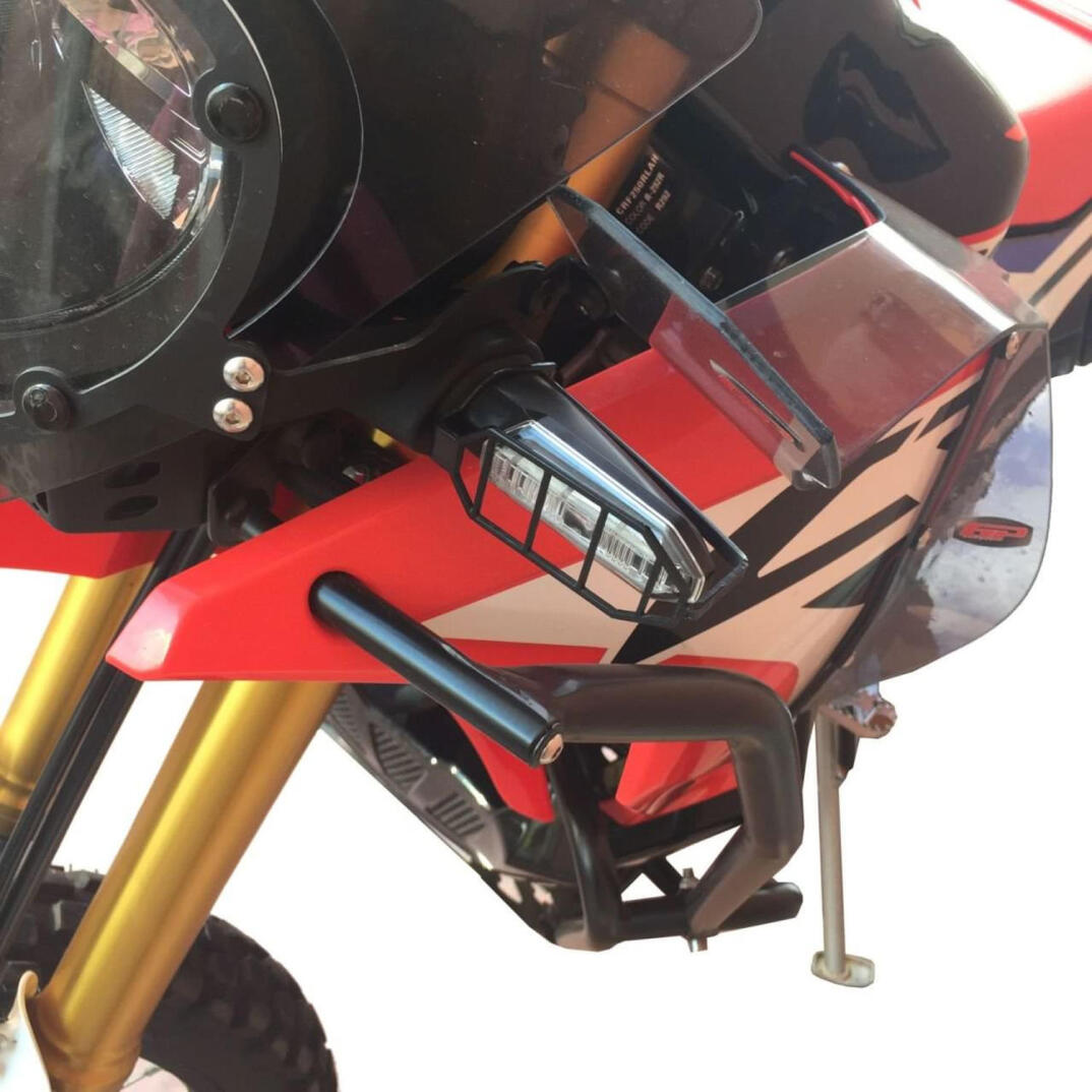 GP Kompozit Honda CRF250 Rally 2017-2020 Uyumlu Sinyal Koruma Siyah - 7