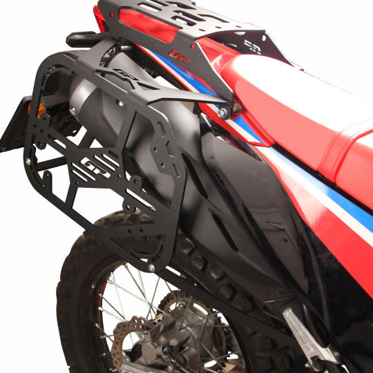 GP Kompozit Honda CRF250 Rally 2021-2025 Uyumlu Yan Çanta Demiri Siyah - 3