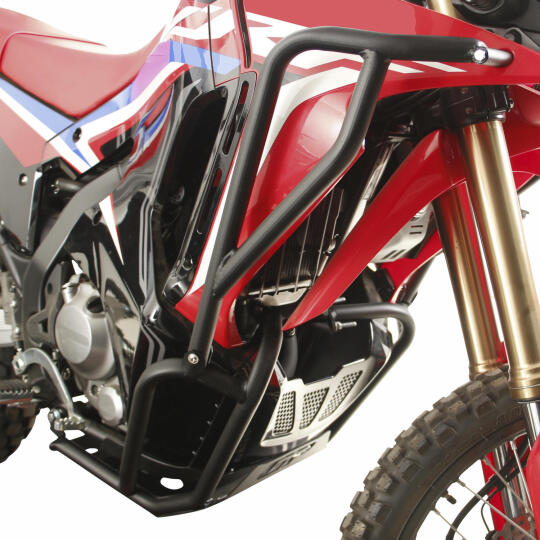 GP Kompozit Honda CRF250 Rally 2023-2026 Uyumlu Motor Koruma Demiri Seti Siyah (1)