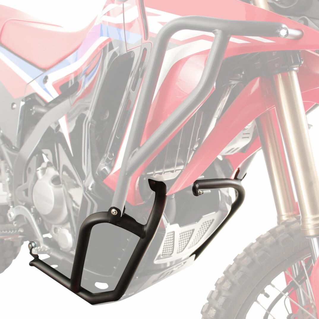 GP Kompozit Honda CRF250 Rally 2023-2026 Uyumlu Motor Koruma Demiri Siyah - 2