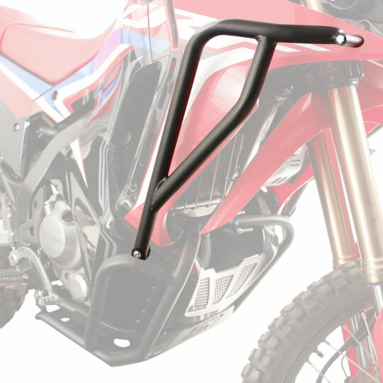GP Kompozit Honda CRF250 Rally 2023-2026 Uyumlu Motor Koruma Demiri Üst Kısım Siyah (1)