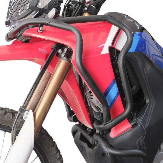 GP Kompozit Honda CRF250/300 Rally 2023-2026 Uyumlu Motor Koruma Demiri Seti Siyah (1)