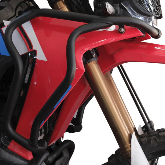 GP Kompozit Honda CRF250/300 Rally 2023-2026 Uyumlu Motor Koruma Demiri Seti Siyah - 3