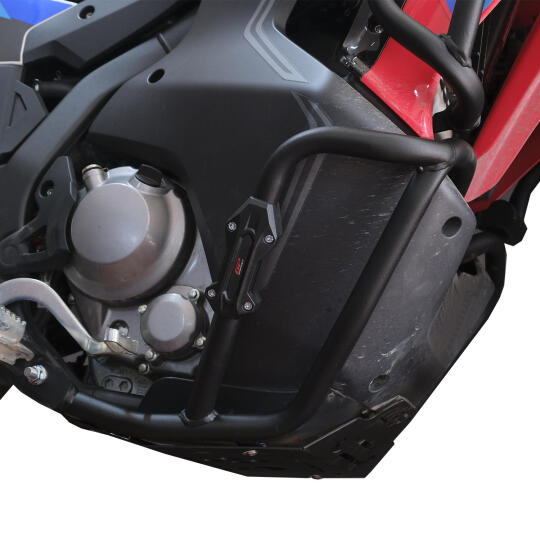 GP Kompozit Honda CRF250/300 Rally 2023-2026 Uyumlu Motor Koruma Demiri Seti Siyah - 5