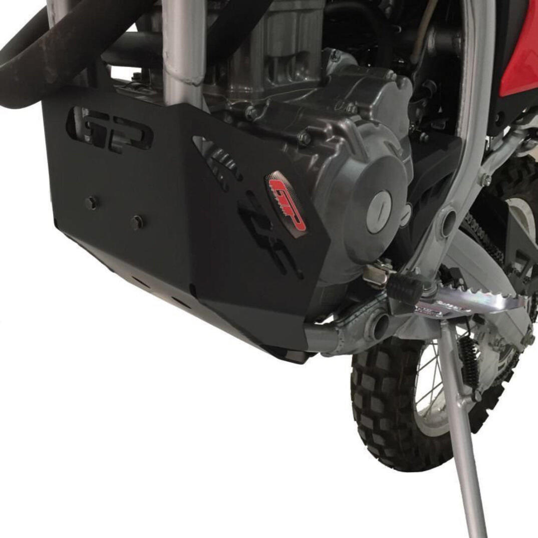 GP Kompozit Honda CRF250L 2013-2021 Uyumlu Motor Alt Koruma Alüminyum Siyah - 4