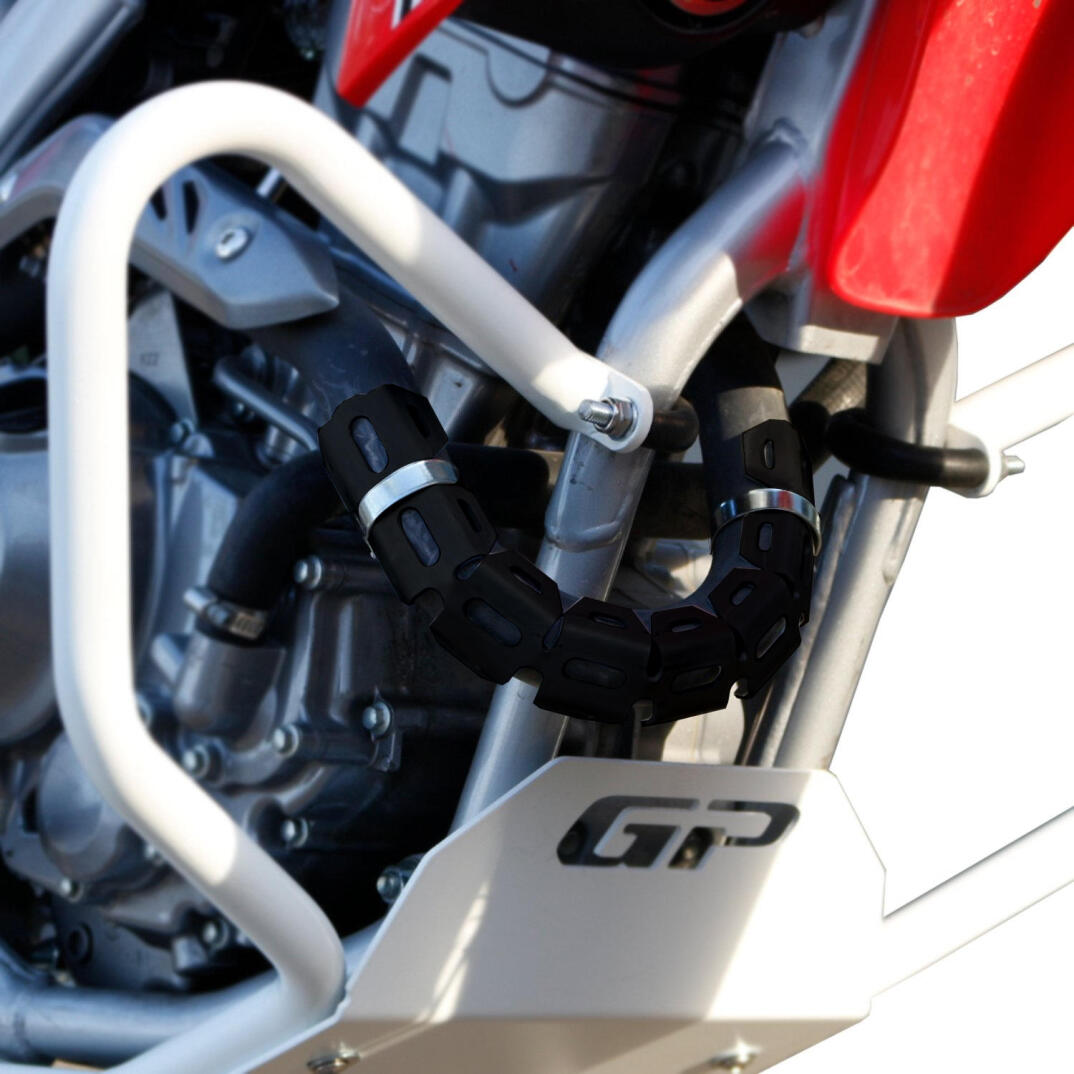 GP Kompozit Honda CRF250L 2013-2025 Uyumlu Alüminyum Egzoz Koruma Siyah - 2
