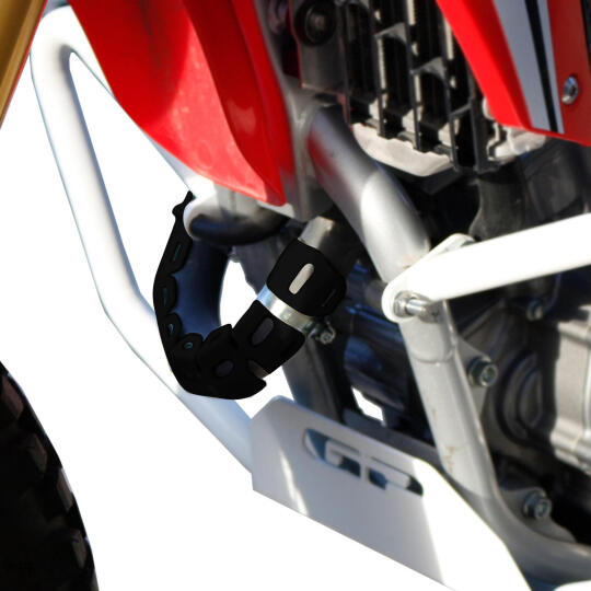 GP Kompozit Honda CRF250L 2013-2025 Uyumlu Alüminyum Egzoz Koruma Siyah - 3