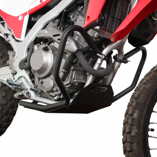 GP Kompozit Honda CRF250L 2013-2025 Uyumlu Karter ve Motor Koruma Demiri Siyah (1)
