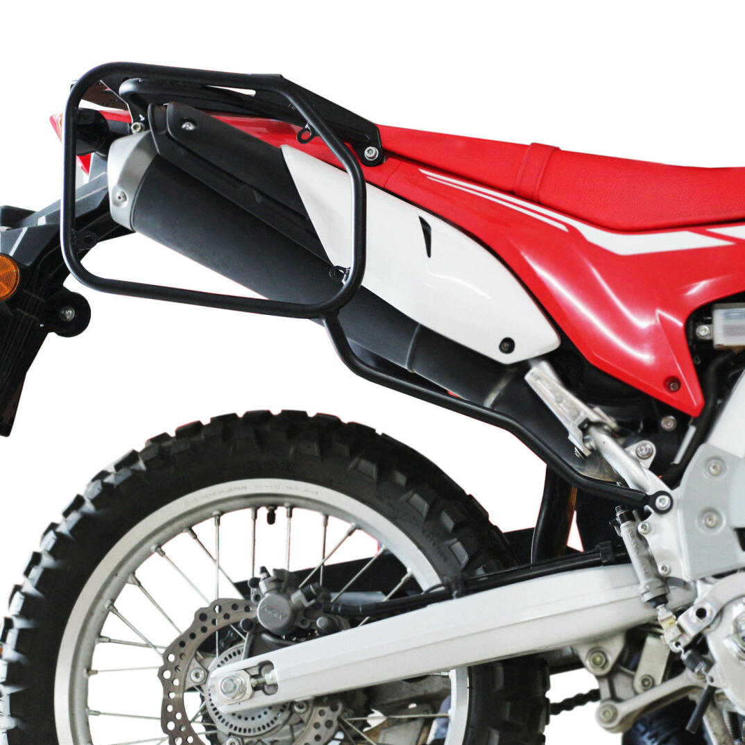 GP Kompozit Honda CRF250L / CRF250 Rally 2017-2020 Uyumlu Yan Çanta Demiri Siyah - 3