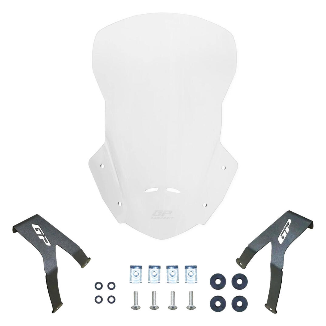 GP Kompozit Honda CRF250L / CRF300L 2013-2020 Uyumlu Tur Camı Şeffaf - 5