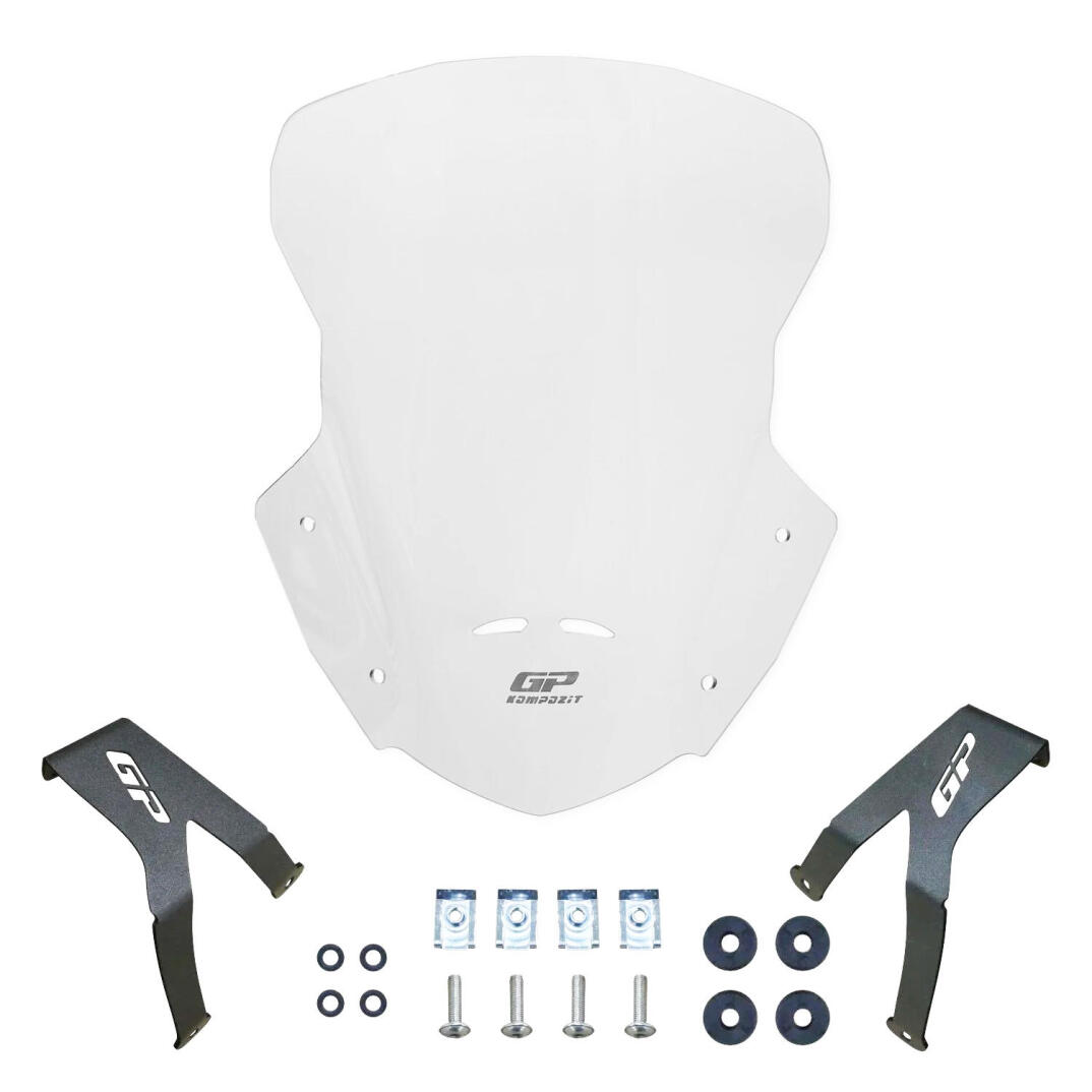 GP Kompozit Honda CRF250L / CRF300L 2013-2020 Uyumlu Tur Camı Şeffaf - 6