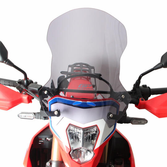 GP Kompozit Honda CRF250L / CRF300L 2023-2025 Uyumlu Ön Cam Füme (1)