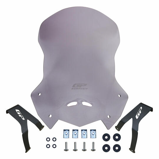 GP Kompozit Honda CRF250L / CRF300L 2023-2025 Uyumlu Ön Cam Füme - 7