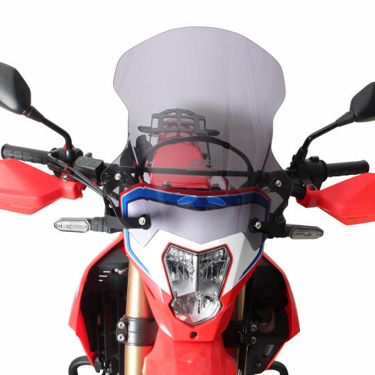 GP Kompozit Honda CRF250L / CRF300L 2023-2025 Uyumlu Ön Cam Şeffaf (1)