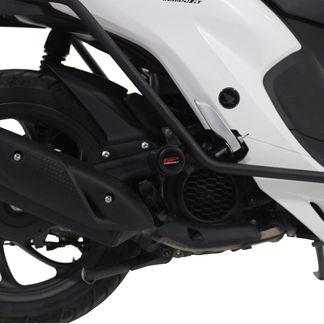 GP Kompozit Honda Dio 2021-2025 Uyumlu Egzoz Koruma Takozu Siyah - 2