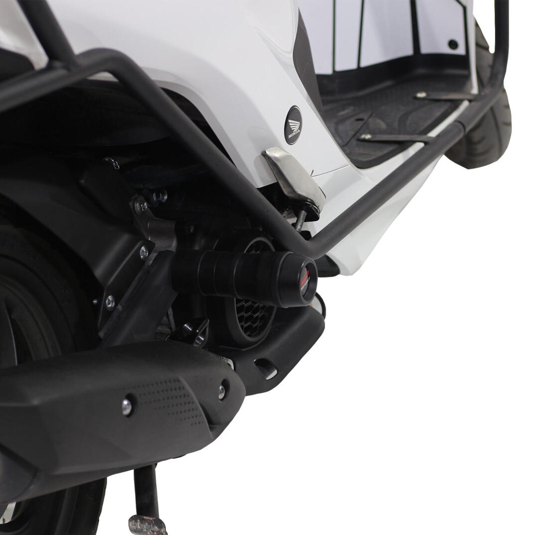 GP Kompozit Honda Dio 2021-2025 Uyumlu Egzoz Koruma Takozu Siyah - 3