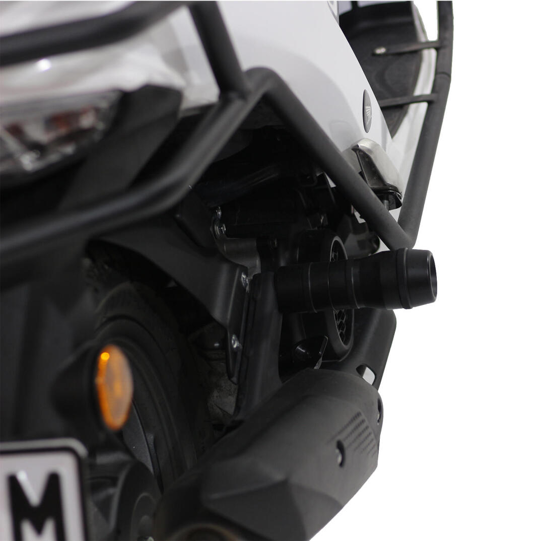 GP Kompozit Honda Dio 2021-2025 Uyumlu Egzoz Koruma Takozu Siyah - 5