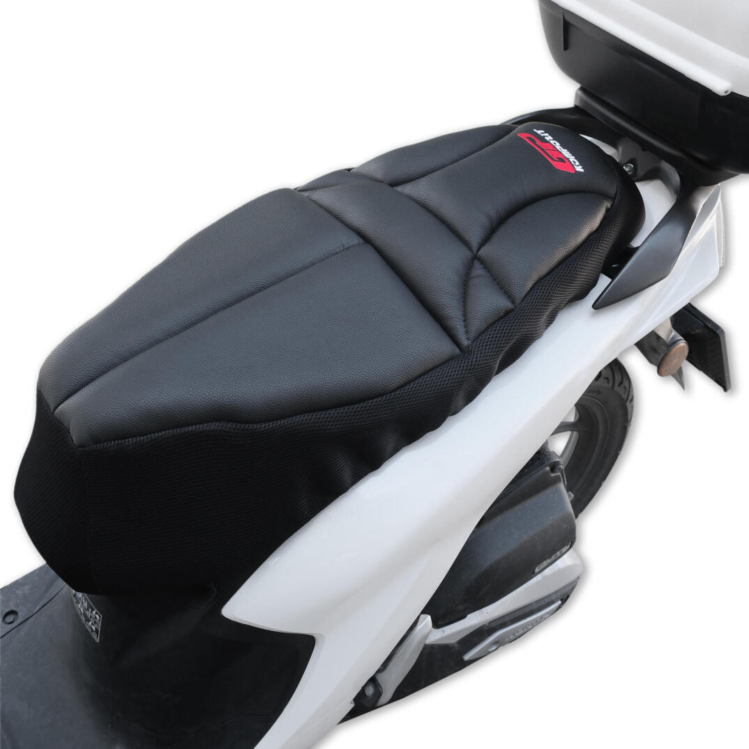 GP Kompozit Honda Dio 2021-2025 Uyumlu Fileli Motosiklet Konfor Sele Kılıfı Siyah - 2