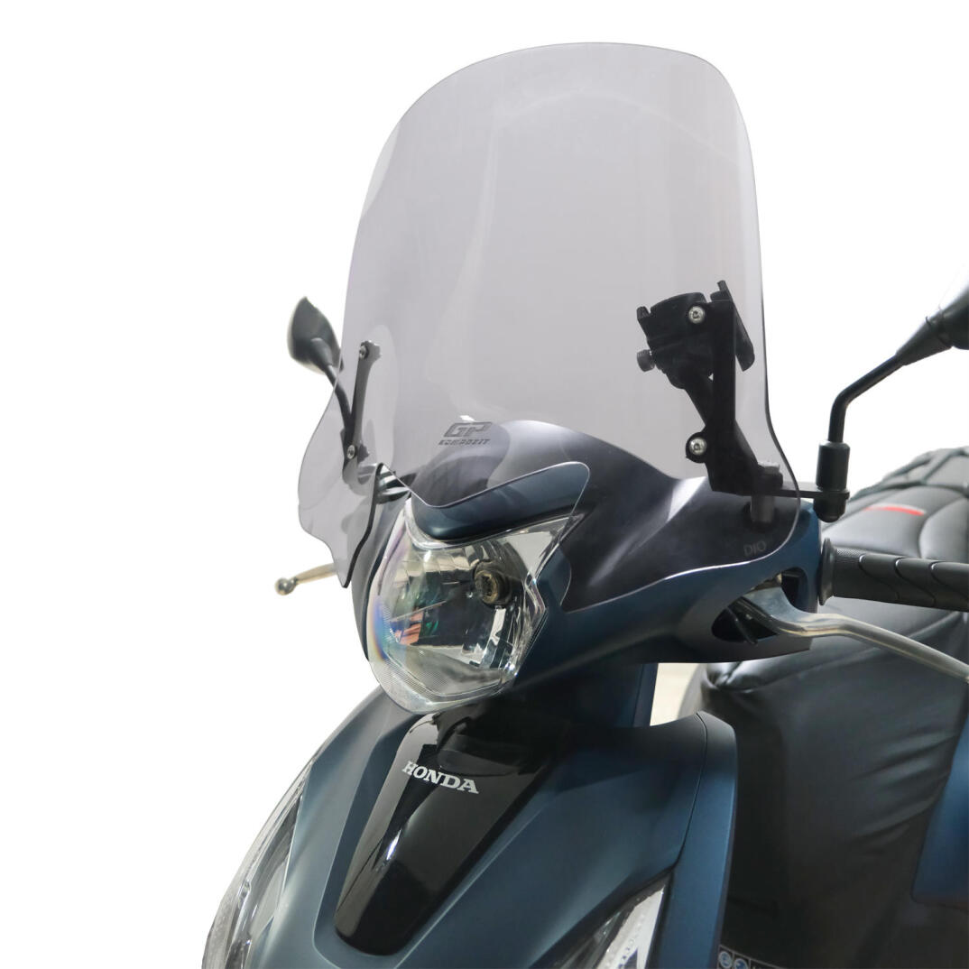GP Kompozit Honda Dio 2021-2025 Uyumlu Kısa Ön Cam Füme - 3