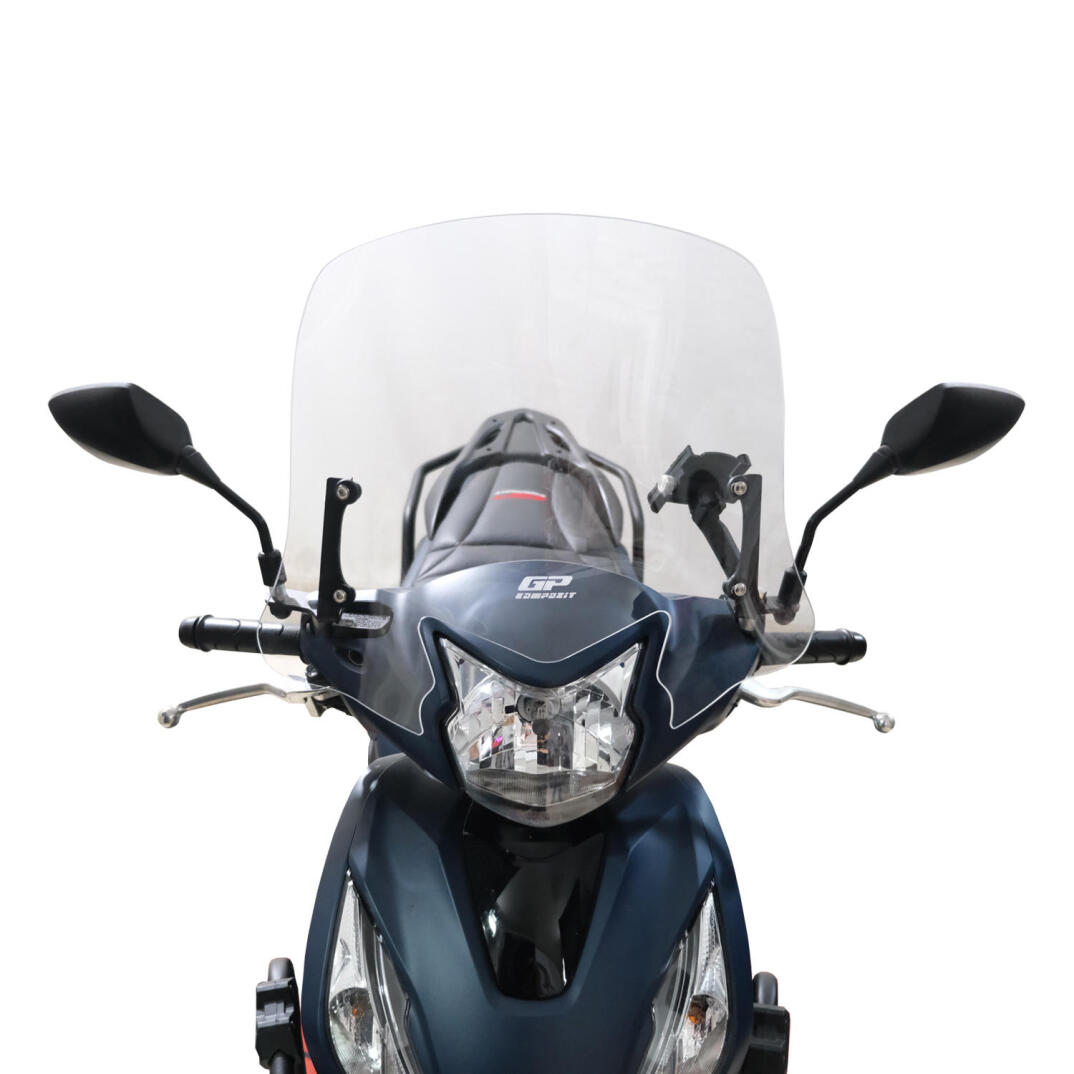 GP Kompozit Honda Dio 2021-2025 Uyumlu Kısa Ön Cam Şeffaf - 2