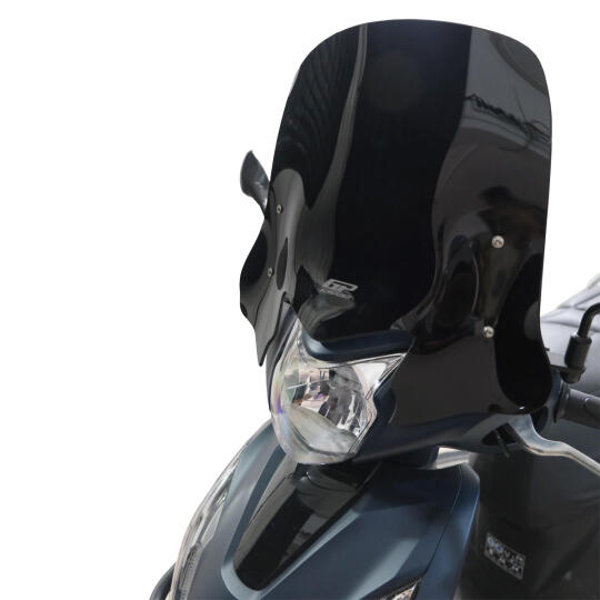 GP Kompozit Honda Dio 2021-2025 Uyumlu Kısa Ön Cam Siyah - 3