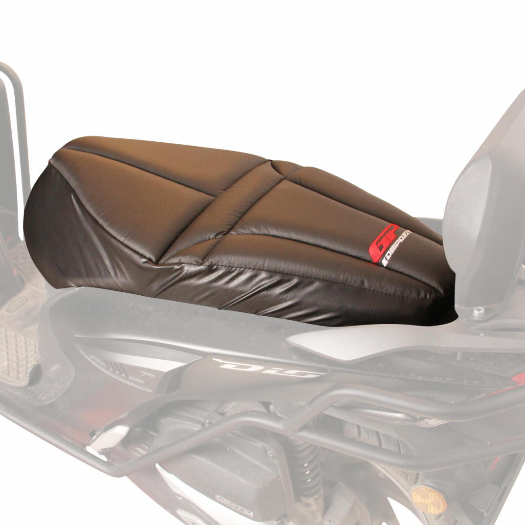 GP Kompozit Honda Dio 2021-2025 Uyumlu Motosiklet Konfor Sele Kılıfı Siyah - 4