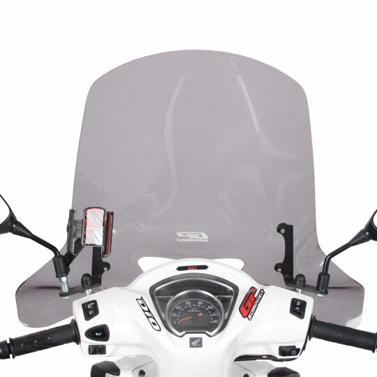GP Kompozit Honda Dio 2021-2025 Uyumlu Ön Cam Füme - 3