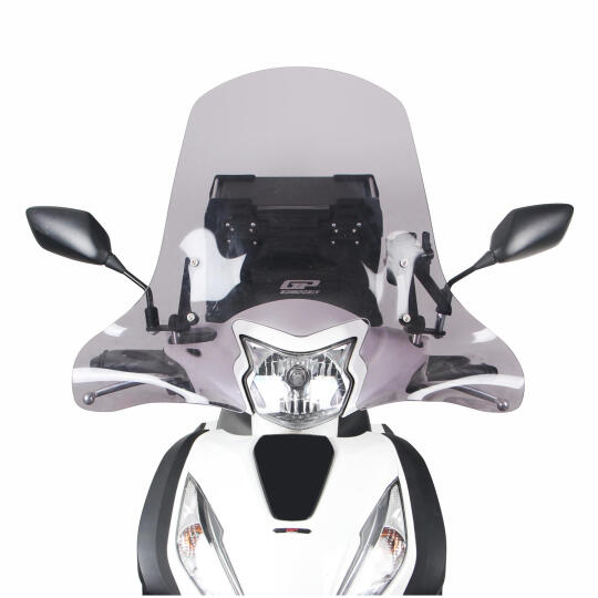 GP Kompozit Honda Dio 2021-2025 Uyumlu Ön Cam Şeffaf (1)