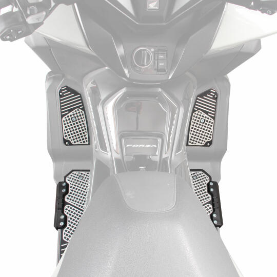 GP Kompozit Honda Forza 250 2018-2026 Uyumlu Basamak Alüminyum Gri - 3