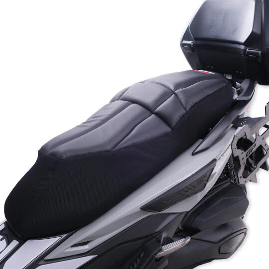 GP Kompozit Honda Forza 250 2018-2026 Uyumlu Fileli Motosiklet Konfor Sele Kılıfı Siyah (1)