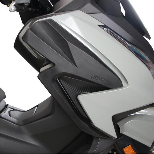 GP Kompozit Honda Forza 250 2021-2022 Uyumlu Bacak Koruma Siyah (1)