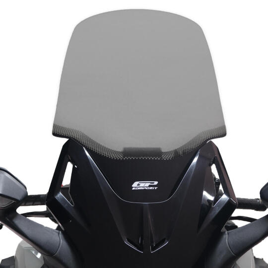 GP Kompozit Honda Forza 250 2021-2026 Uyumlu Baskılı Ön Tur Camı Füme (1)