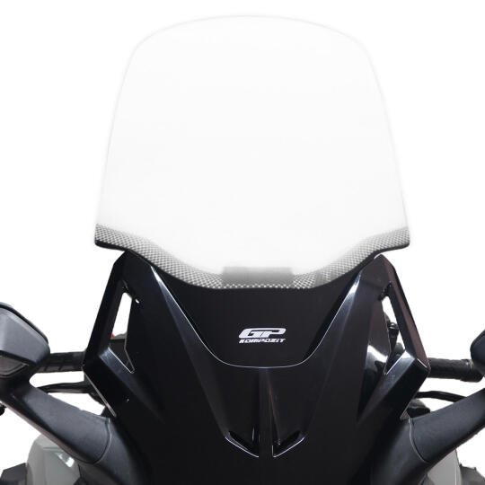 GP Kompozit Honda Forza 250 2021-2026 Uyumlu Baskılı Ön Tur Camı Şeffaf (1)