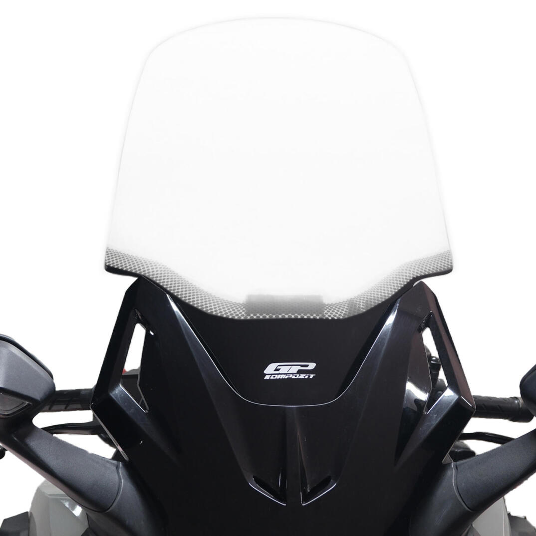 GP Kompozit Honda Forza 250 2021-2026 Uyumlu Baskılı Ön Tur Camı Şeffaf - 2