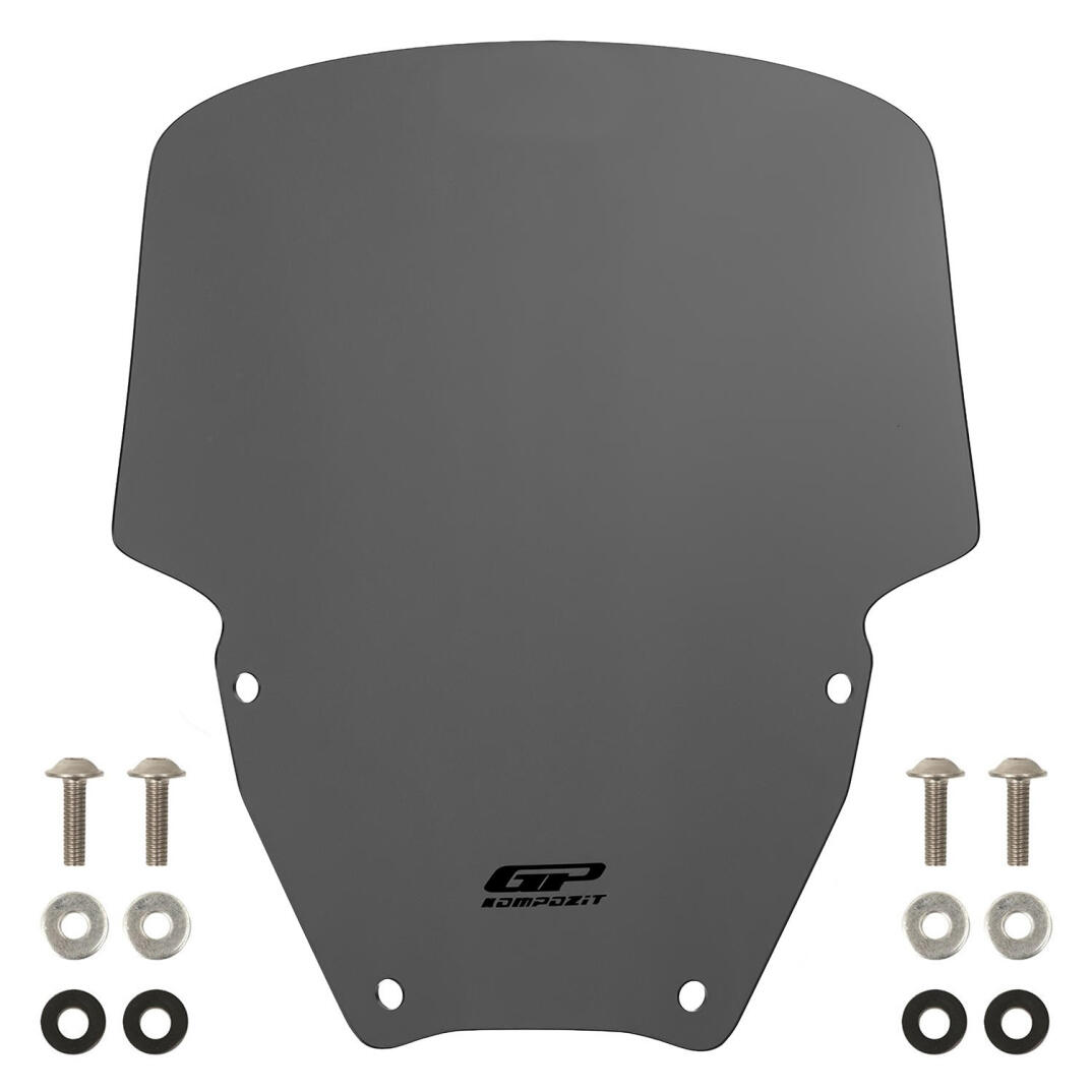 GP Kompozit Honda Forza 250 2021-2026 Uyumlu Spor Ön Cam Gri - 4