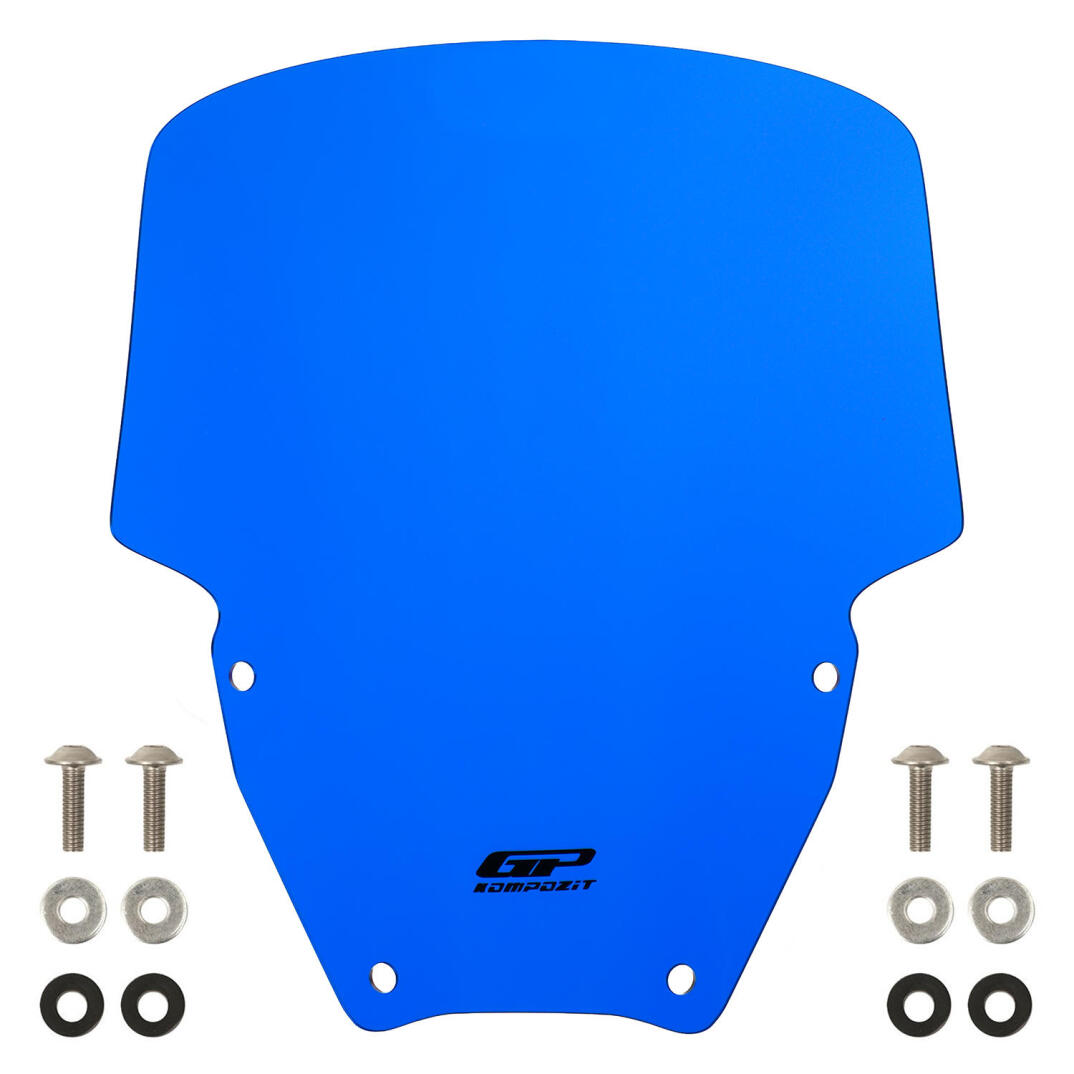 GP Kompozit Honda Forza 250 2021-2026 Uyumlu Spor Ön Cam Mavi - 4