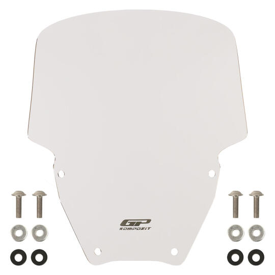GP Kompozit Honda Forza 250 2021-2026 Uyumlu Spor Ön Cam Şeffaf - 4