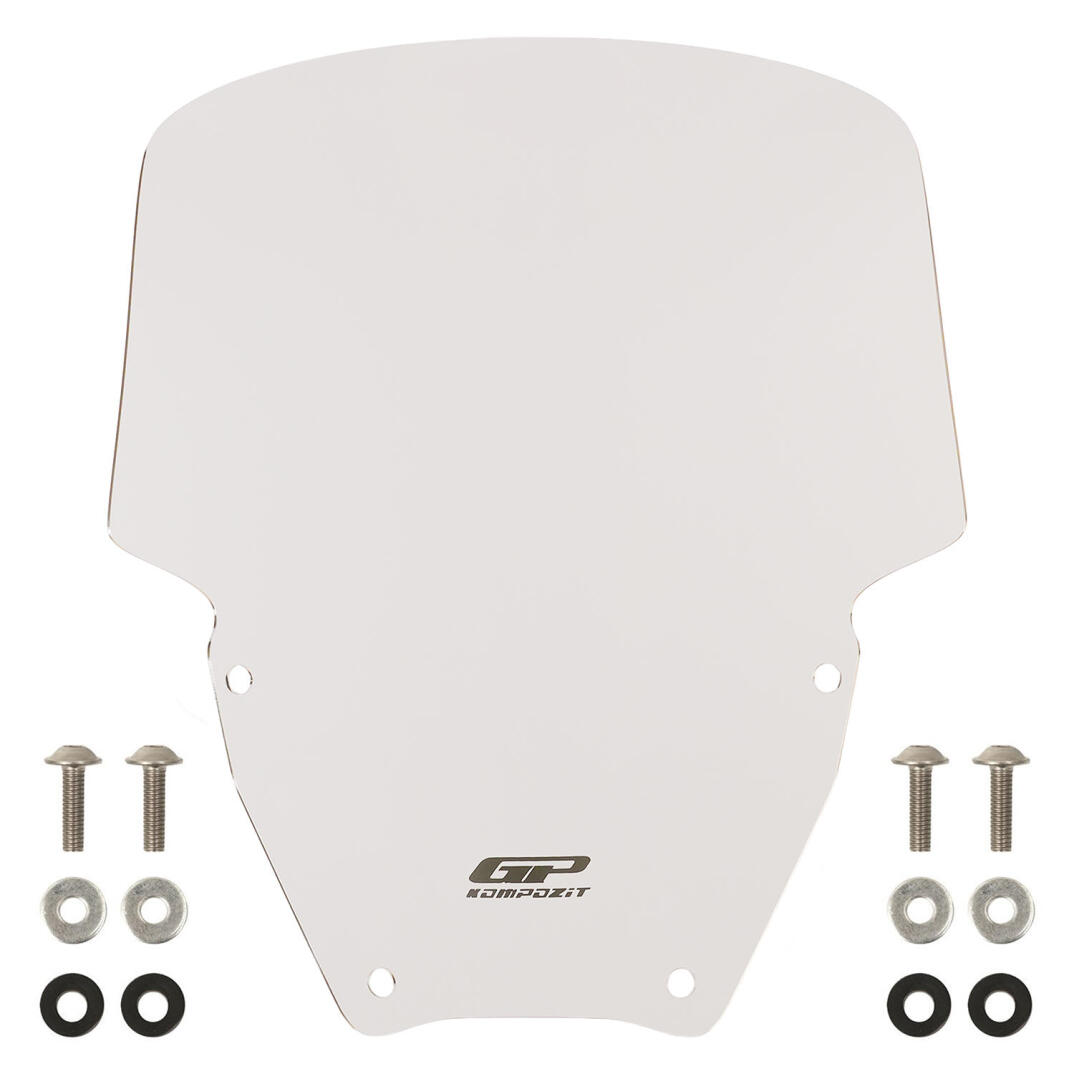 GP Kompozit Honda Forza 250 2021-2026 Uyumlu Spor Ön Cam Şeffaf - 4