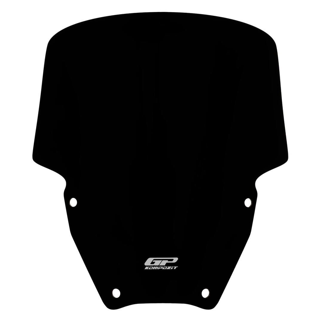 GP Kompozit Honda Forza 250 2021-2026 Uyumlu Spor Ön Cam Siyah - 1