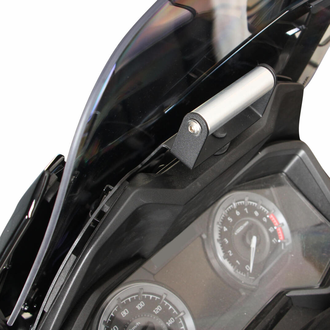 GP Kompozit Honda Forza 250 2021-2026 Uyumlu Telefon / Navigasyon Tutucu Siyah - 5