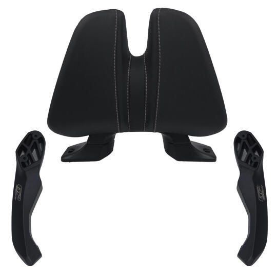 GP Kompozit Honda Forza 250 2023-2026 Uyumlu Dikişli Sissy Bar Siyah