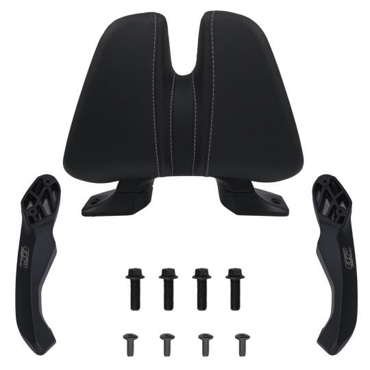 GP Kompozit Honda Forza 250 2023-2026 Uyumlu Dikişli Sissy Bar Siyah - 4