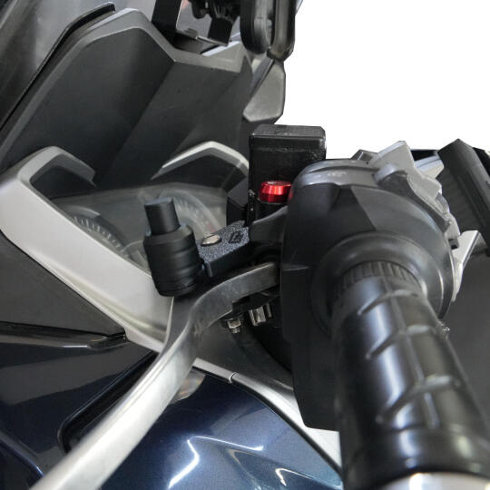 GP Kompozit Honda Forza 250 2023-2026 Uyumlu Motosiklet El Freni Kilidi Siyah - 3