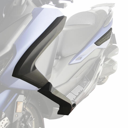 GP Kompozit Honda Forza 250 2023-2026 Uyumlu Üst/Alt Bacak ve Grenaj Koruma Seti Siyah - 4