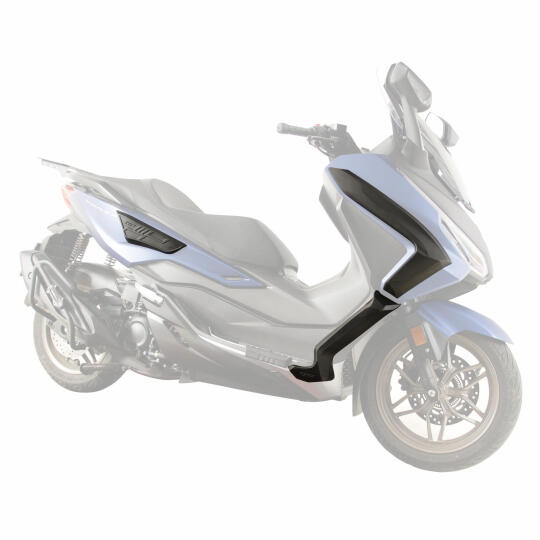 GP Kompozit Honda Forza 250 2023-2026 Uyumlu Üst/Alt Bacak ve Grenaj Koruma Seti Siyah - 5