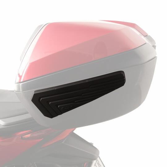 GP Kompozit Honda Forza 250 Uyumlu Motosiklet Çanta Koruma Pedi Siyah - 3